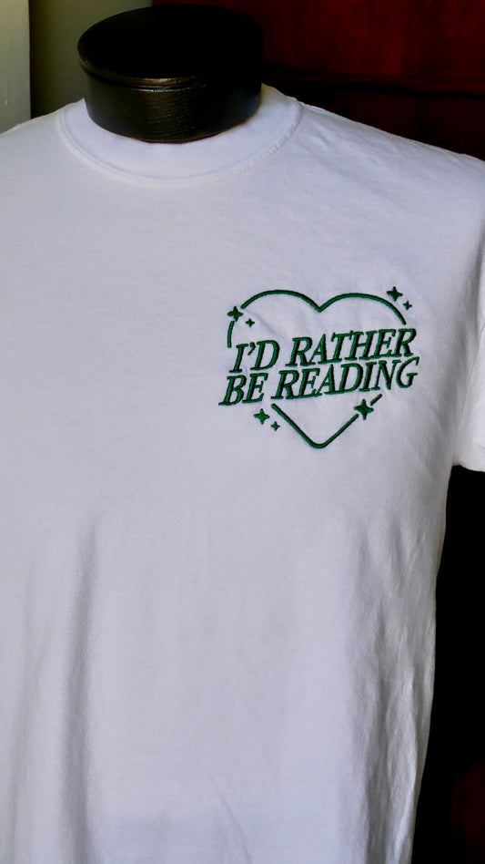 I'D RATHER BE READING T-SHIRT
